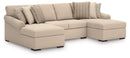 LadyMae Sectional with Chaise - Furniture Center (NY)