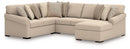 LadyMae Sectional with Chaise - Furniture Center (NY)