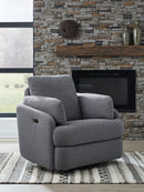 Alainmont Next-Gen Nuvella Swivel Power Recliner