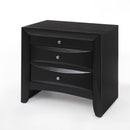 Ireland Black Nightstand - Furniture Center (NY)