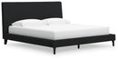 Cadmori Upholstered Bed with Roll Slats