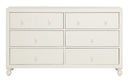Homelegance Wellsummer 6 Drawer Dresser in White 1803W-5 image
