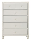 Homelegance Wellsummer 5 Drawer Chest in White 1803W-9 image