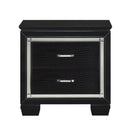 Homelegance Allura Nightstand in Black 1916BK-4 image