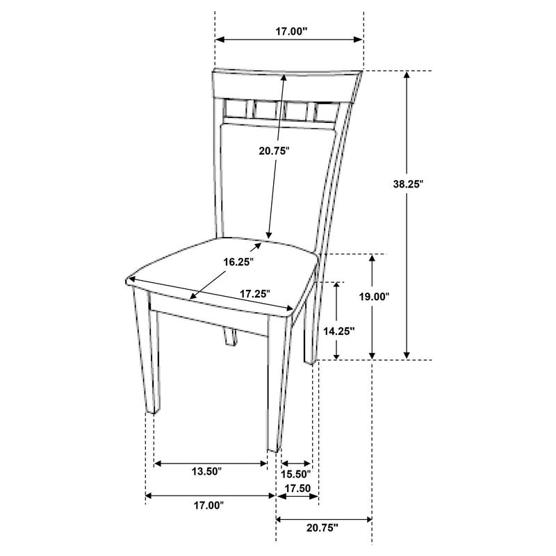 Gabriel 7 Pc Dining Set - Furniture Center (NY)