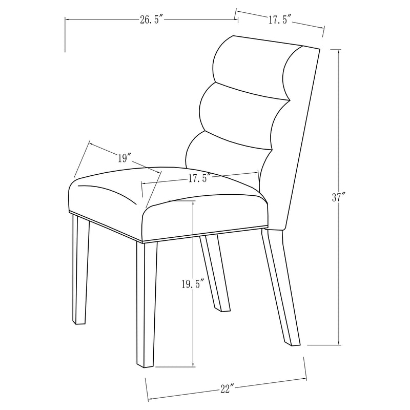 Carla Side Chair - Furniture Center (NY)
