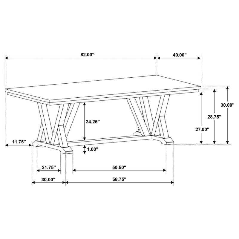 Cornelia 5 Pc Dining Set - Furniture Center (NY)