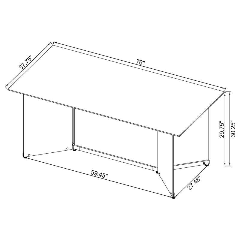 Emery Dining Table - Furniture Center (NY)