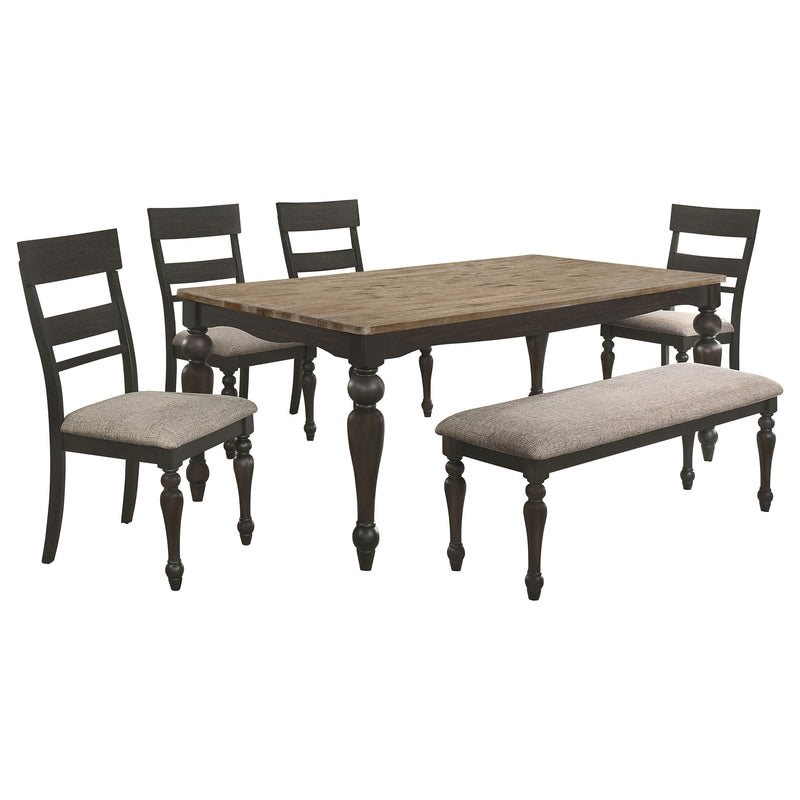 Bridget 6 Pc Dining Set - Furniture Center (NY)