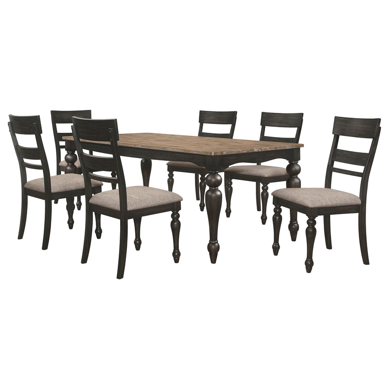 Bridget 7 Pc Dining Set - Furniture Center (NY)