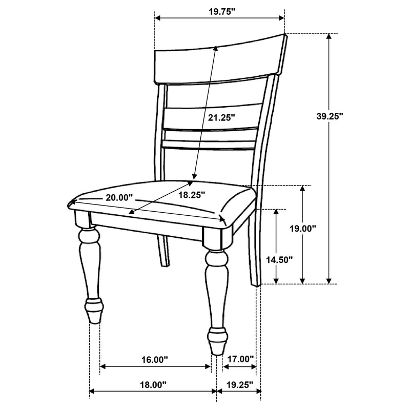 Bridget 7 Pc Dining Set - Furniture Center (NY)