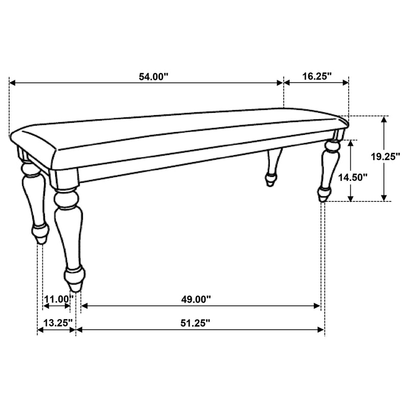 Bridget Bench - Furniture Center (NY)