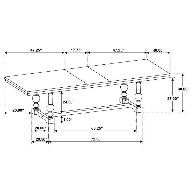 Aventine Dining Table - Furniture Center (NY)