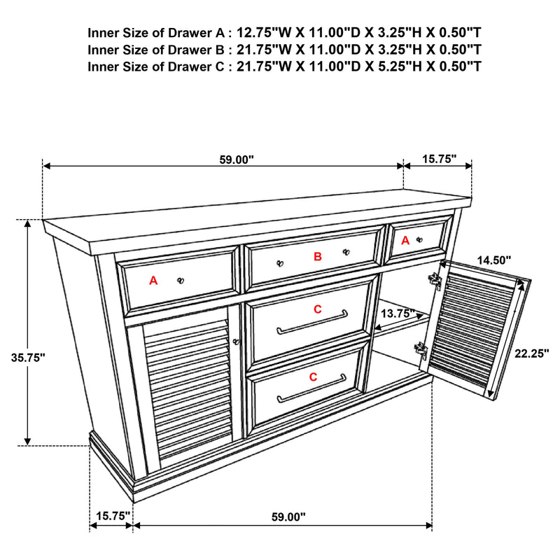 Aventine Sideboard - Furniture Center (NY)