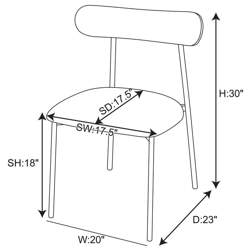 Anzio Side Chair - Furniture Center (NY)