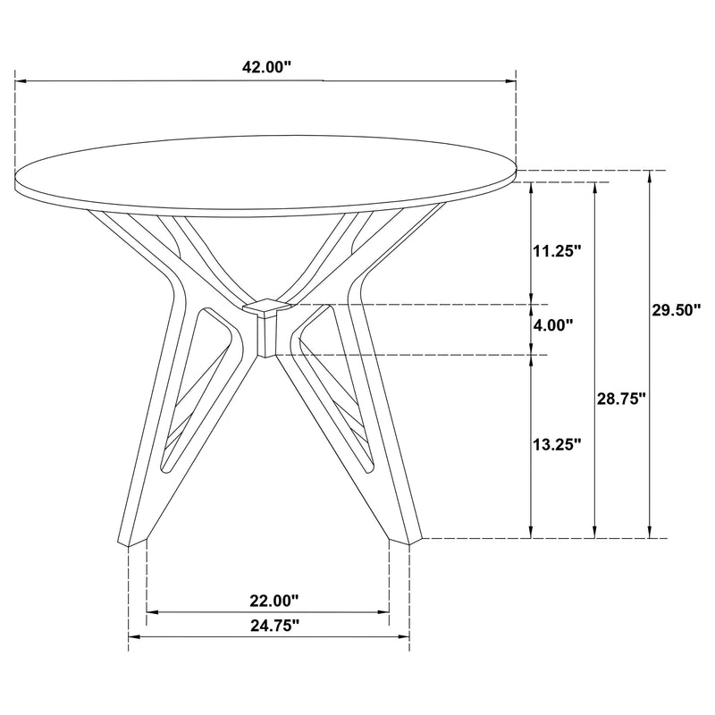 Elowen 5 Pc Dining Set - Furniture Center (NY)