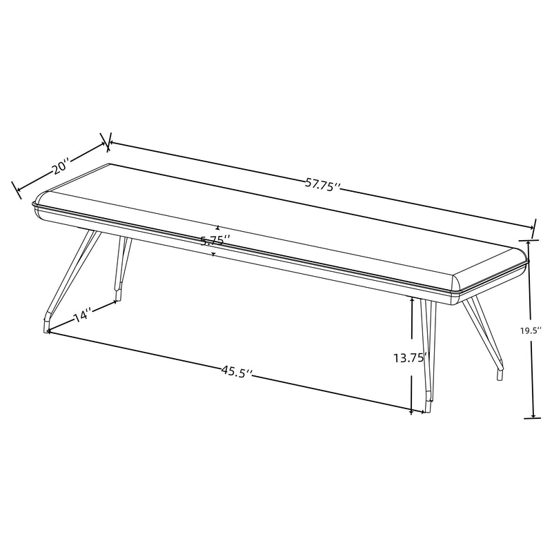 Dodson Bench - Furniture Center (NY)