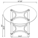 Keeling 5 Pc Dining Set - Furniture Center (NY)
