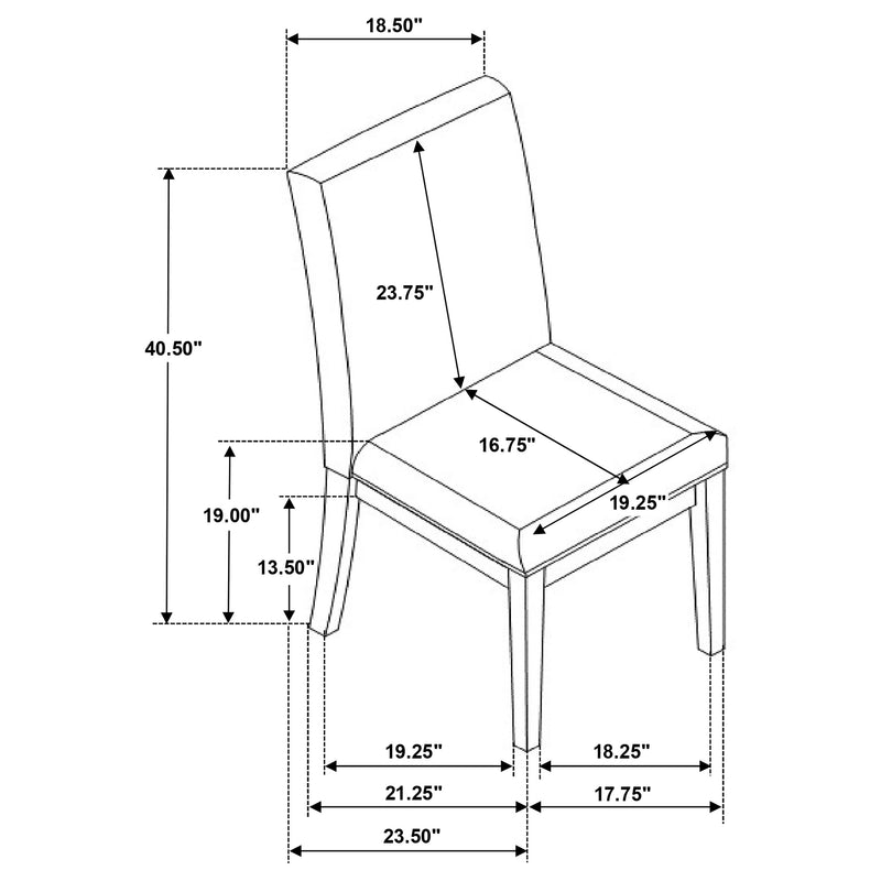 Hathaway 7 Pc Dining Set - Furniture Center (NY)