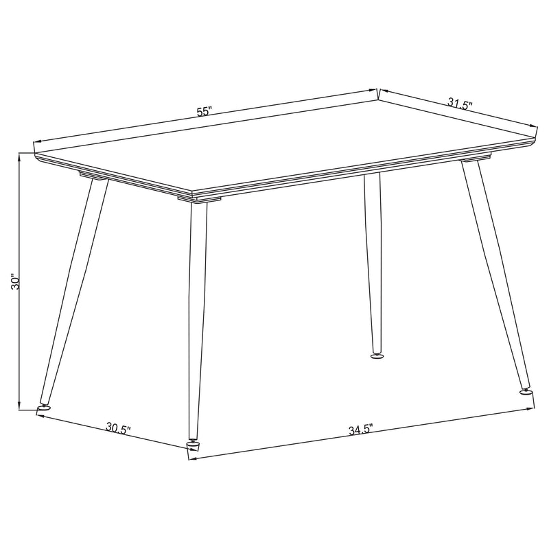 Dennison 5 Pc Dining Set - Furniture Center (NY)