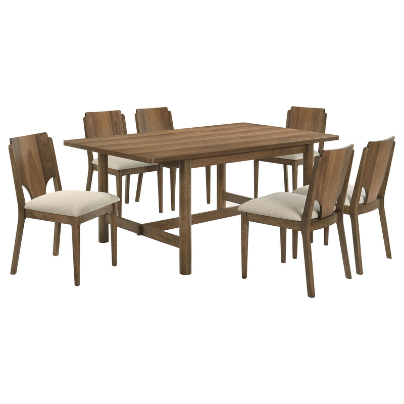 Crestmore 7 Pc Dining Set - Furniture Center (NY)