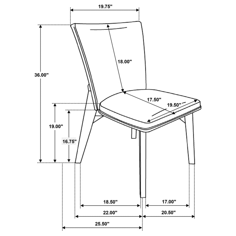 Biloxi 7 Pc Dining Set - Furniture Center (NY)