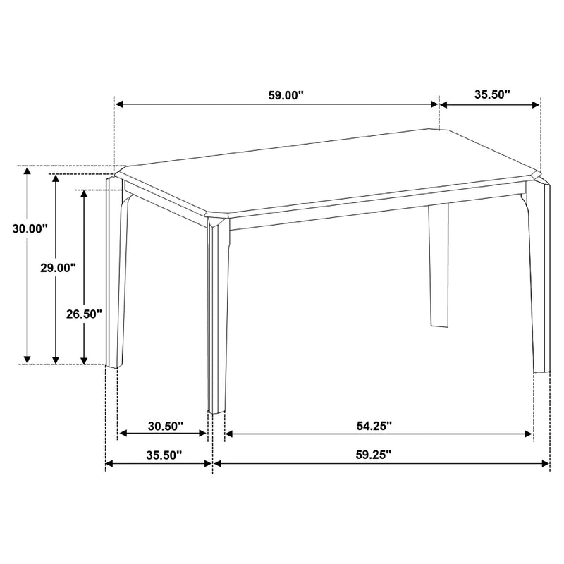 Almonte 7 Pc Dining Set - Furniture Center (NY)