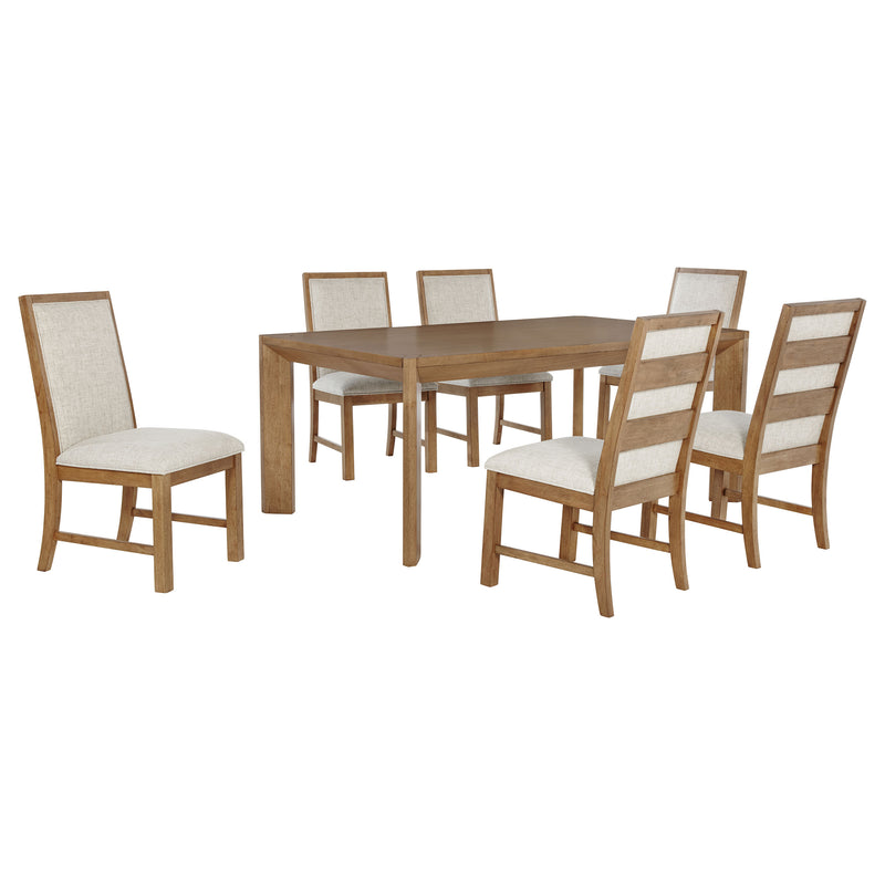 Bruner 7 Pc Dining Set - Furniture Center (NY)