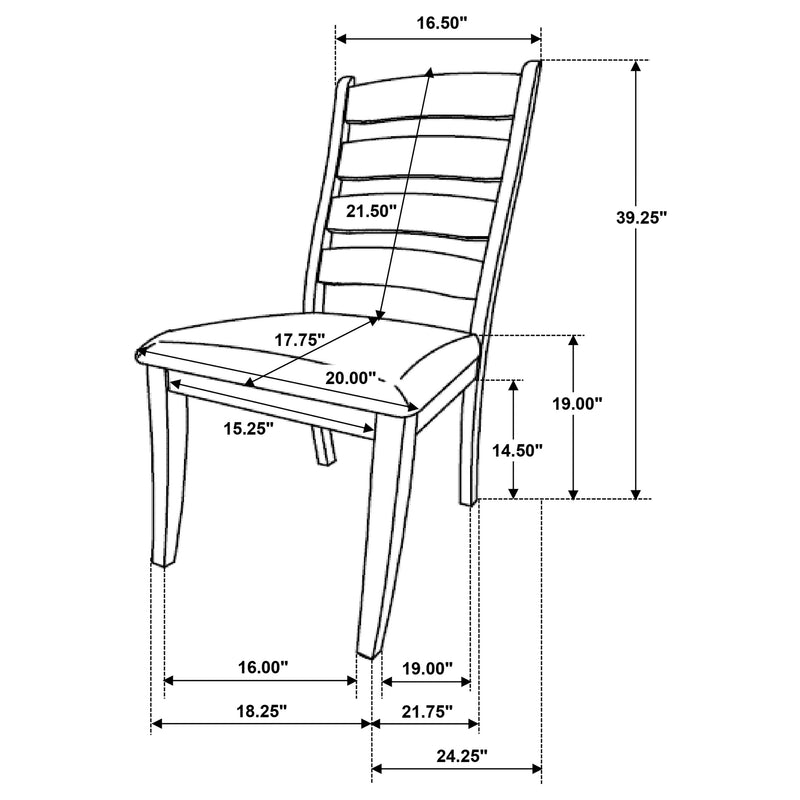 Danvers 5 Pc Dining Set - Furniture Center (NY)