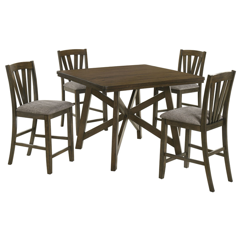 Canfield 5 Pc Counter Height Dining Set - Furniture Center (NY)