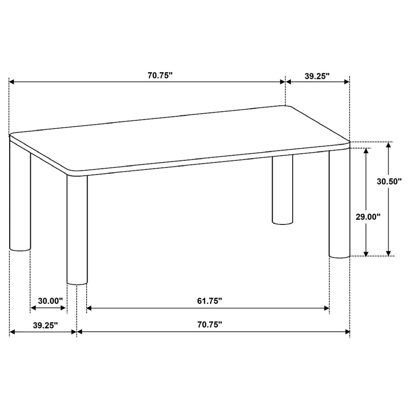 Castlewood 5 Pc Dining Set - Furniture Center (NY)