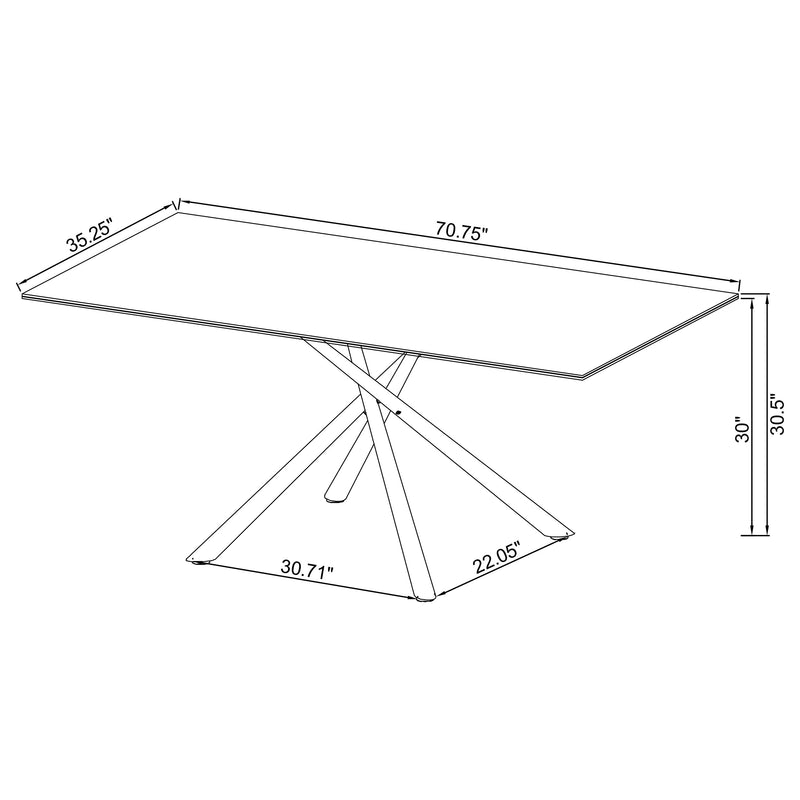 Carvell Dining Table - Furniture Center (NY)