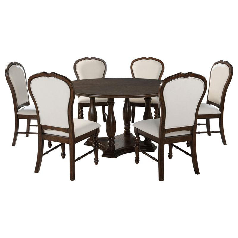 Landon 7 Pc Dining Set - Furniture Center (NY)