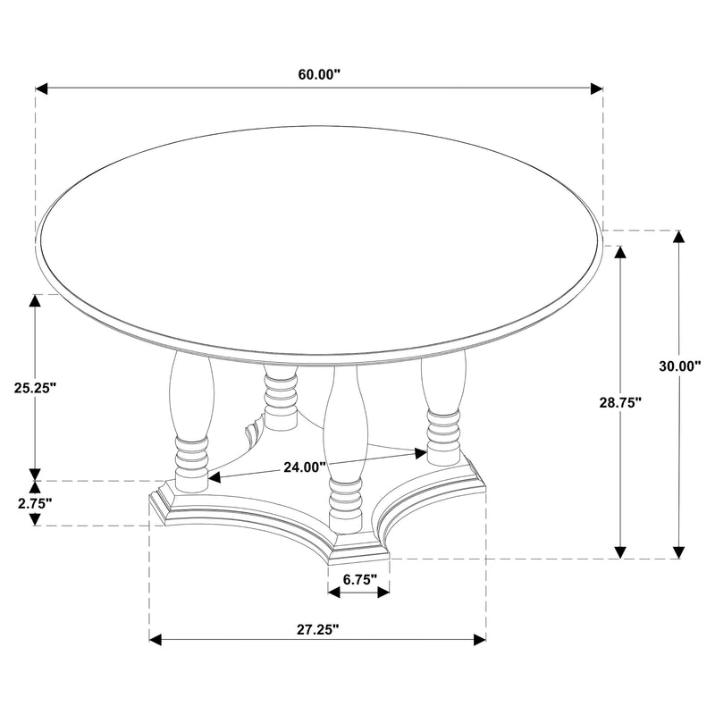 Landon Dining Table - Furniture Center (NY)