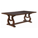 Brockway Trestle Dining Table Antique Java - Furniture Center (NY)