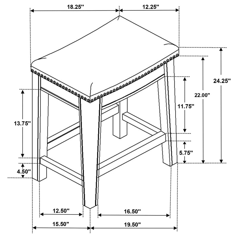 Elliston 5 Pc Counter Height Dining Set - Furniture Center (NY)