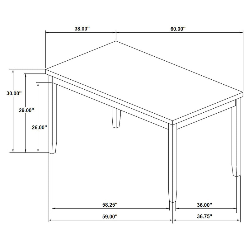 Barlow 6 Pc Dining Set - Furniture Center (NY)