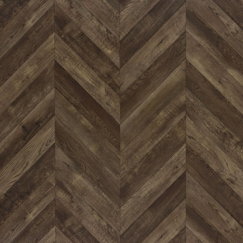 Mendoza 2-door Wine Cabinet Rustic Oak Herringbone and Gunmetal - Furniture Center (NY)