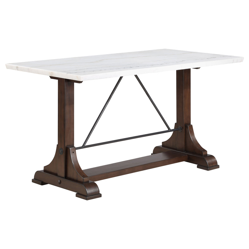 Aldrich 5 Pc Counter Height Dining Set - Furniture Center (NY)