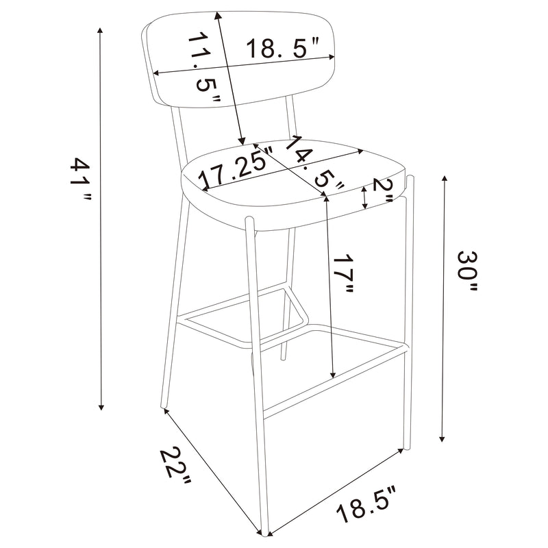 Elison Bar Stool - Furniture Center (NY)