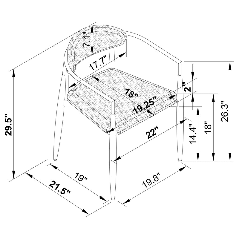 Alexis Arm Chair - Furniture Center (NY)