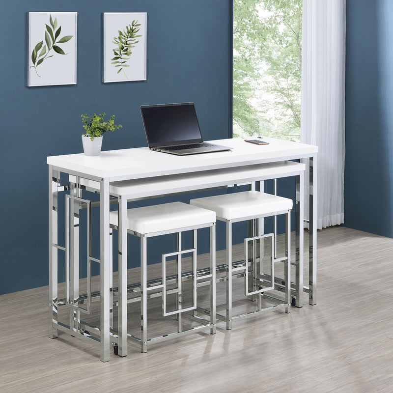 Jackson 4 Pc Counter Height Dining Set - Furniture Center (NY)