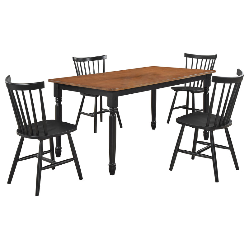 Hollyoak 5 Pc Dining Set - Furniture Center (NY)