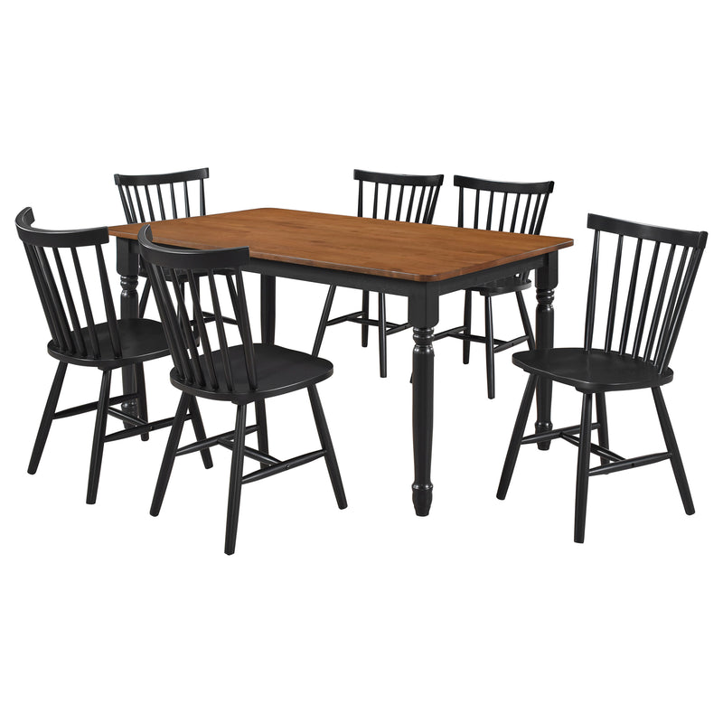 Hollyoak 7 Pc Dining Set - Furniture Center (NY)