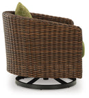 Horizon Hall Outdoor Swivel Lounge Chair with Cushion