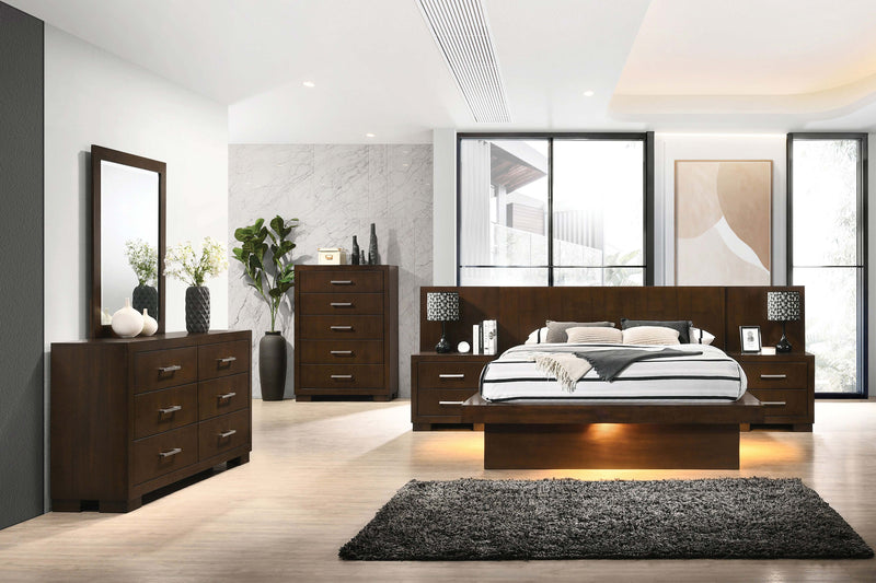 Jessica Bedroom Set with Nightstand Panels - Furniture Center (NY)
