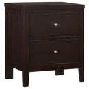 Carlton 2-drawer Rectangular Nightstand Cappuccino - Furniture Center (NY)