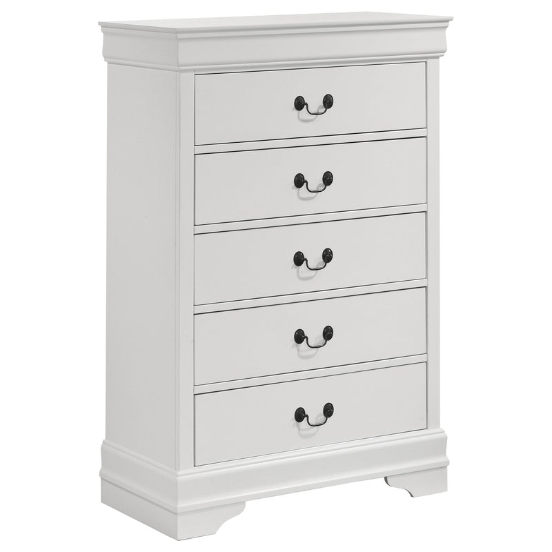 Louis Philippe 5 Pc Bedroom Set - Furniture Center (NY)