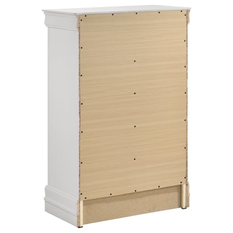 Louis Philippe 5 Pc Bedroom Set - Furniture Center (NY)