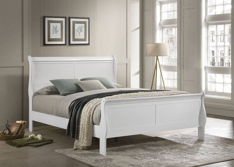 Louis Philippe Queen Bed - Furniture Center (NY)